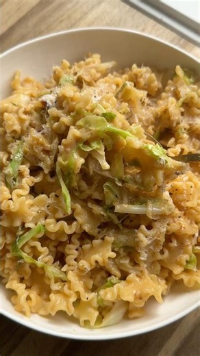 I’ve been thinking about this Miso Cabbage Pasta all week