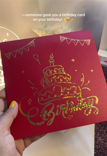 Customized Birthday Card with Lights and Sounds