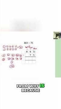 Unlock Subtraction Secrets: Master Place Value & Exchanges! #shorts