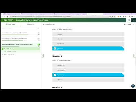 Getting Started with Cisco Packet Tracer Final Exam