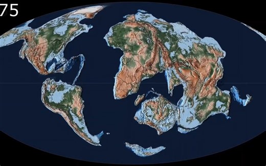 超级计算机推测2亿年后的地球板块构造