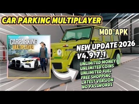 Car Parking Multiplayer v4.9.7.1 Mod Apk Unlimited All Free Shopping New Update 2026
