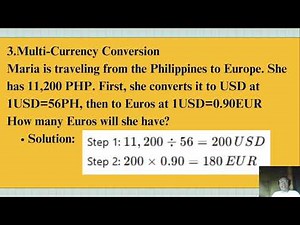 L6 P1 Solving Real-Life Problems Through Currency Conversion| GRADE 11 SHS | GEN MATH| QTR 2 MG