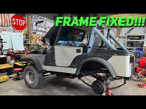 FRAME REPAIR!!! (1978 JEEP CJ5)