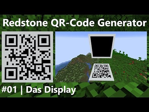 QR-Code Encoder, #01 – Das Display | Minecraft Redstone