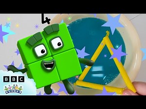 Bubbles Galore with Numberblock Four! | Learn to count | @Numberblocks