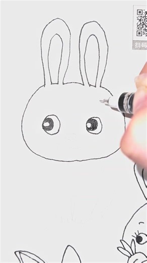 We’re drawing a hare 🐰✨#drawing #hare #cuteart #art #howtodraw #drawingtutorial #shorts