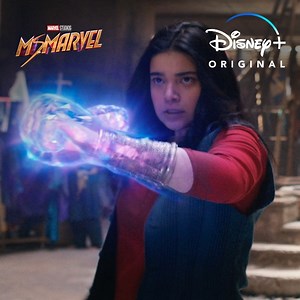 #MsMarvel is here. ⚡️ The series premiere of Ms. Marvel, an Original series from Marvel Studios, is now streaming on #DisneyPlus. | Disney