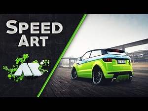 Speed Art | Range Rover Evoque Cartoon Edition | Aleks