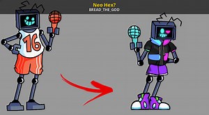 Neo Hex? Concept for Friday Night Funkin' | FNF Concepts