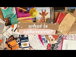 What Is Ephemera? ✨ How I Use Ephemera In My Junk Journal | Tips, Ideas & Inspiration