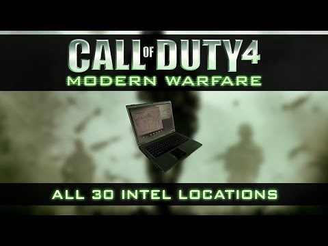Call of Duty 4 : Modern Warfare All 30 Intel Locations