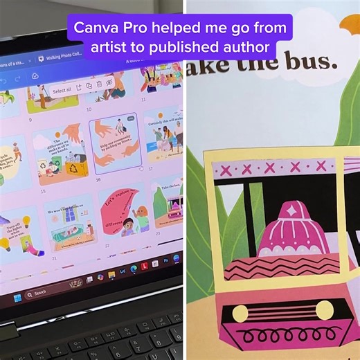 159K views · 11 shares | Canva Pro makes it easy to bring everything together—design once, use it everywhere. Turn a single layout into a book page, a social media post, or a marketing asset in just a few clicks. Whether you’re publishing, promoting, or posting, Canva Pro helps you move faster. Try it free for 30 days—no strings, just creative freedom. | Canva | Facebook