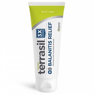 Terrasil Balanitis Relief Ointment, All-Natural Treatment for Irritation, Itch & Inflammation (50gm)