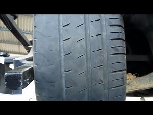 Why does the tire wear on only one side? (Video 2)