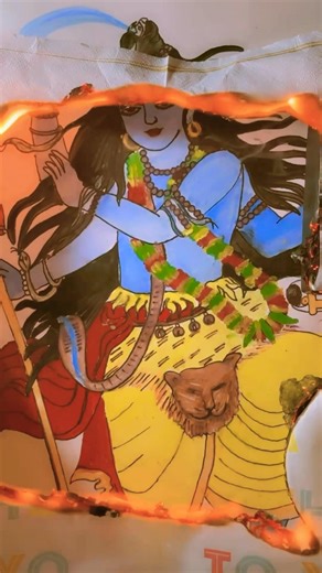 Mahadev art that took 10 hours 🔱 #art #drawing #sketch