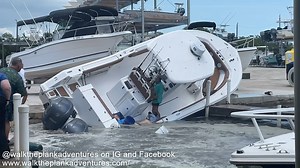 Boat fail and recovery at the fuel dock Video shared by Walk the Plank Adventures, check out their YouTube channel for amazing dive and adventure videos! Link in comments. | Boaters List TV