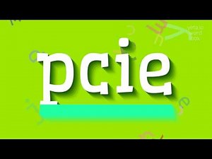 HOW TO SAY PCIE? #pcie