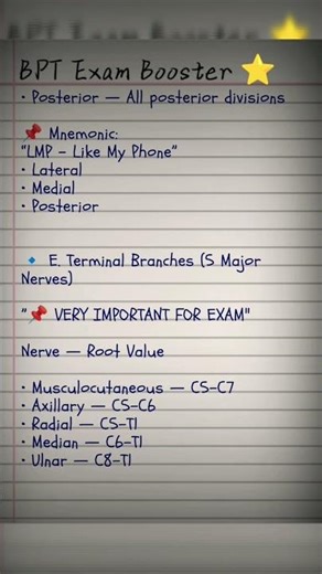 🔥 Brachial Plexus Yaad Karne Ka Easy Trick 😍