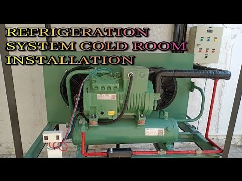 Cold Room Installation || walk in chiller installation || refrigeration system installation