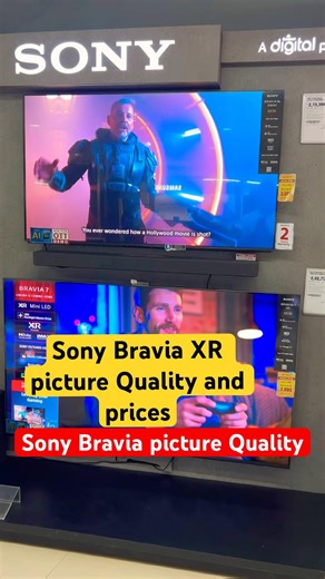 Sony Bravia XR picture Quality and prices