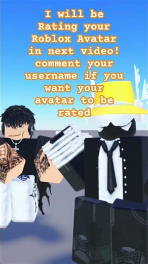 Rating Roblox Avatar in next video!comment your username if you want your avatar to be rated #roblox