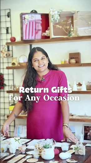 Unique return gifts for every occasion 🎁 Handpicked collections your guests will love #returngift
