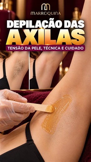 Depilação AXILA - Cera Quente A Tensão da Pele é TUDO! 😱✨