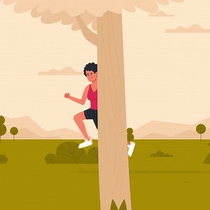 Woman Running in a Park | Free Stock Video Footage