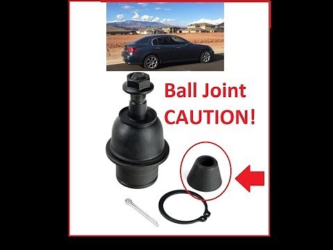 How to change Ball Joints G35/350z Front lower.