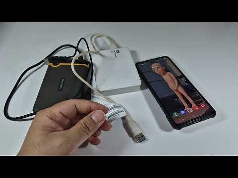 Connect External Hard Drives to Your Android Phone | USB A to Type C Adapter Demo