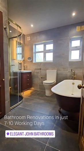 𝔼𝕝𝕖𝕘𝕒𝕟𝕥 𝕁𝕠𝕙𝕟 𝔹𝕒𝕥𝕙𝕣𝕠𝕠𝕞𝕤 on Instagram: "Start your bathroom journey today with Elegant John Bathrooms. Luxury bathroom remodels in just 7-10 working days. Packages starting from €12,500 with multiple bathroom package deals available. We serve Dublin and surrounding counties, but our calendar is filling up fast. Enquire today to book your free home consultation and get a free no-obligation quote. #bathroomdesign #bathroomrenovation #bathroominspiration #bathroomdecor #bathroomgo