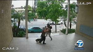 Video shows random attack on man in Santa Ana