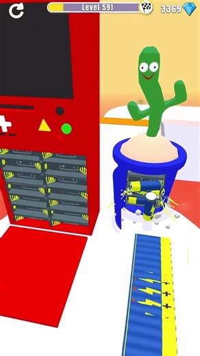 Insane Speedrun in Battery Runner 3D! Battery Runner 3D 591 #gaming #shorts #shortfeed #viralshorts