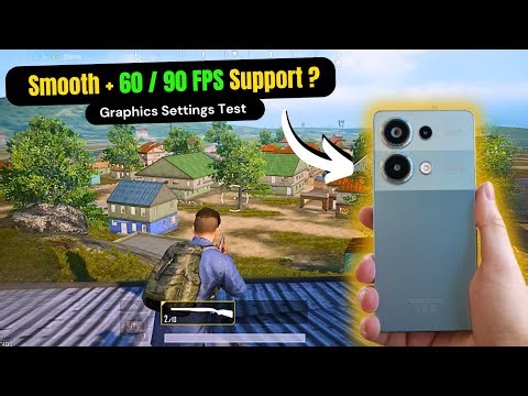 Redmi Note 13 Pro 4G PUBG Mobile Graphic Settings Test | 120hz