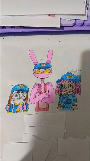 Real Jax, Pomni and Ragatha vs Evil Jax, Evil Pomni and Evil Ragatha