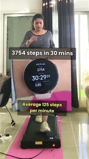 This is your sign to start walking! Step count on walking pad #10ksteps #weightlossmotivation