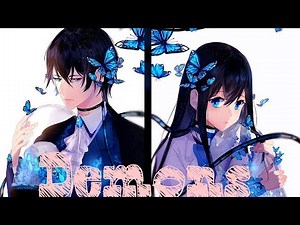 Nightcore-Demons [Switching vocals]|[Lyrics]