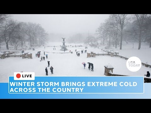 Watch live: Winter storm brings extreme cold across the country
