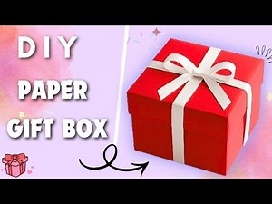 Diy mini gift box | DIY paper crafts - Artcity