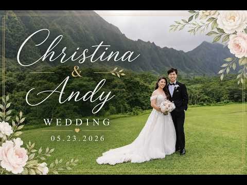 Christina & Andy Wedding 2026.05.23