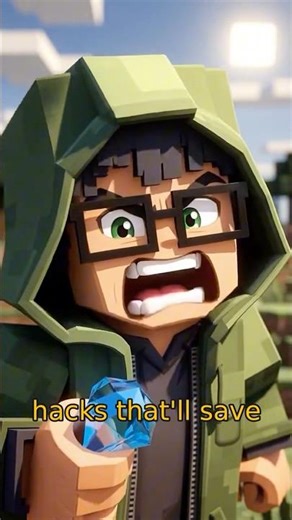 SECRET DIAMOND HACKS That'll Save Your Noob Ass #minecraft #hacks #dimond