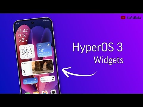 ⚡ GET HYPEROS 3 WIDGETS ON ANY XIAOMI, REDMI DEVICE