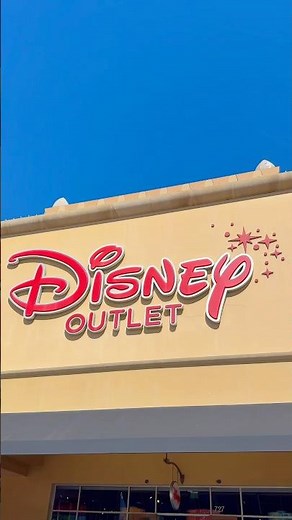 Have you been to the Disney outlet ? 🐭✨🛍️