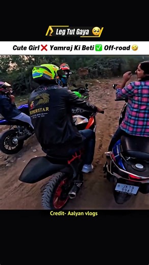 🤯 Leg Tut Gaya Girl kaa 😱 #shorts #motovlog #bikerider