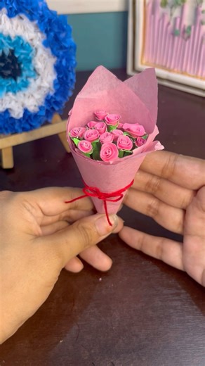 Making beautiful flowers bokeh using papers | handmade flower bokeh #artandcraft #diy #flowergift