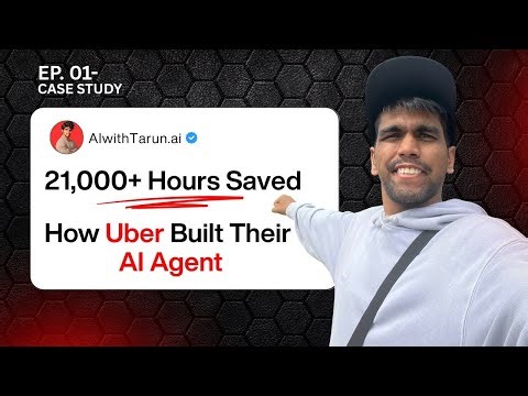 Build an Agentic RAG || How Uber is using AI Agents?