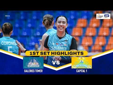 GALERIES TOWER vs CAPITAL1 | SET 1 HIGHLIGHTS | 2025 PVL ALL-FILIPINO CONFERENCE | MARCH 24, 2026