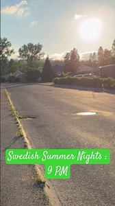 Why Is It Still Bright at 9 PM in Sweden? ☀️🇸🇪 | Midnight Sun Phenomenon