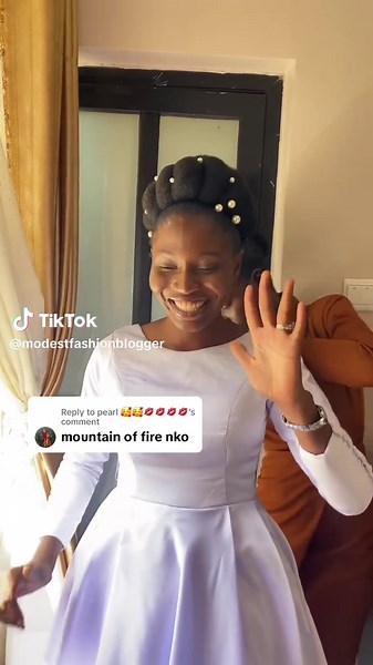 Stunning Modest Wedding Gown for MFM Brides